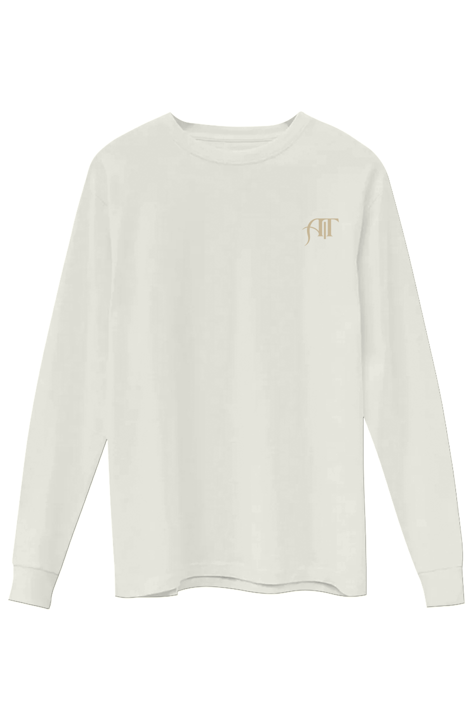 Signature Series Supima Long Sleeve Tee-Ivory