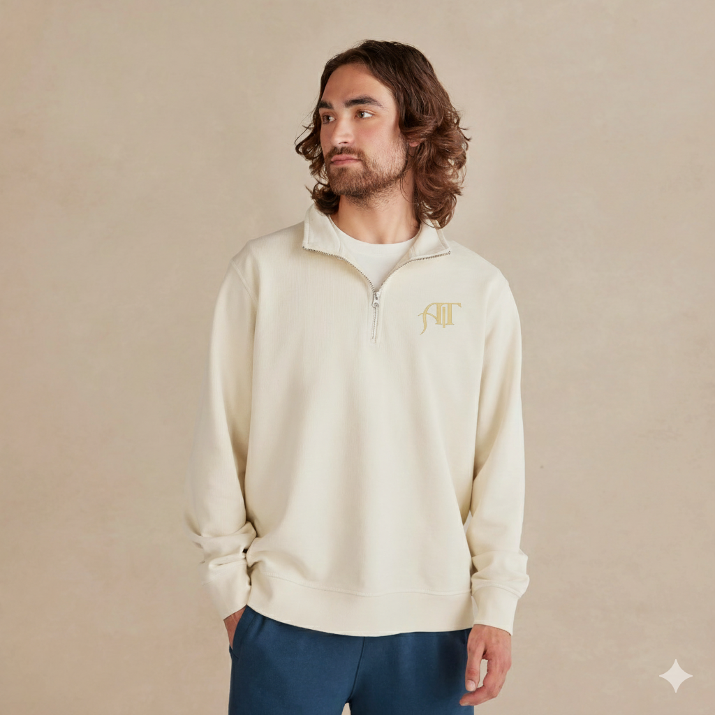 Signature Series Heavy Organic French Terry Quarter Zip
