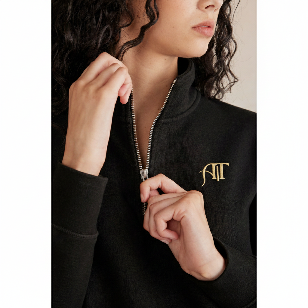 Signature Series Heavy Organic French Terry Quarter Zip