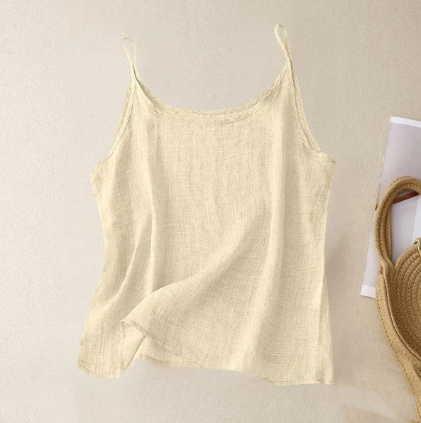 The Essential Linen-Cotton Camisole