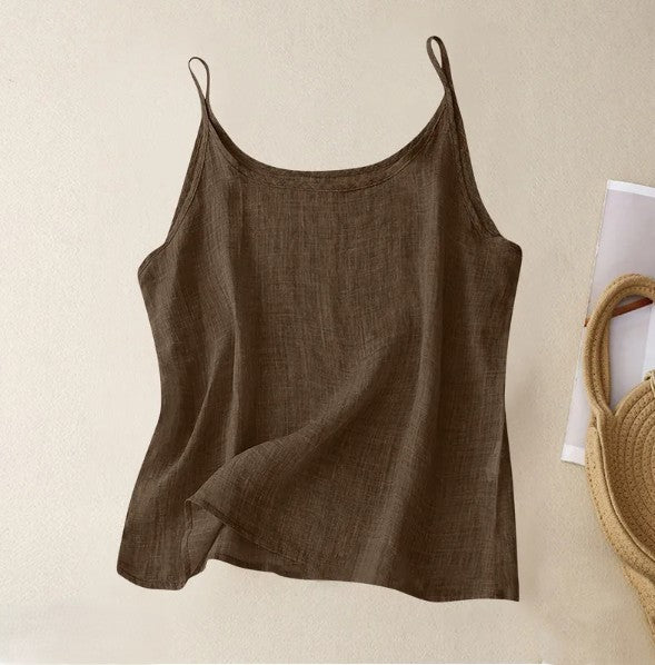 The Essential Linen-Cotton Camisole