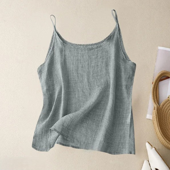 The Essential Linen-Cotton Camisole